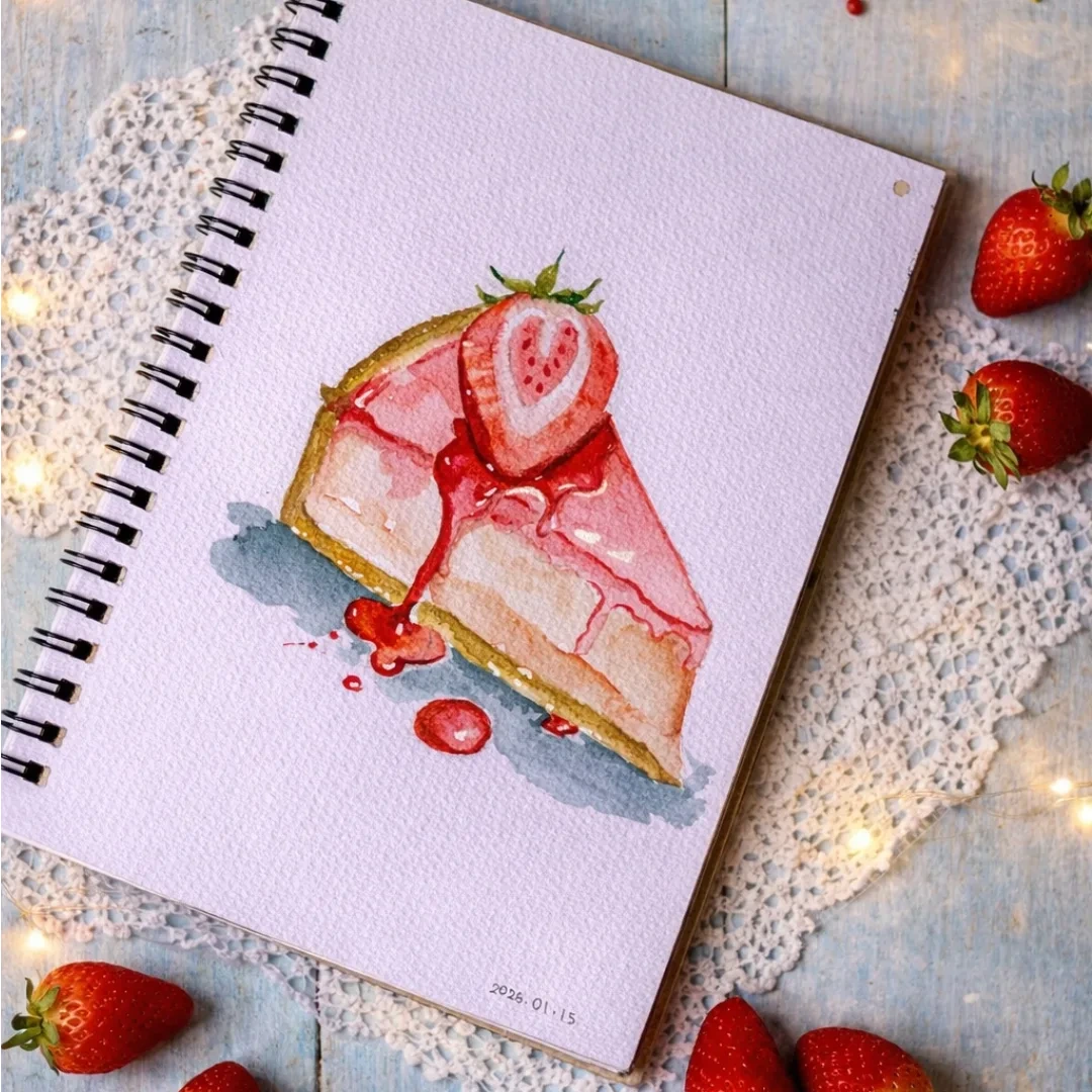 Second cake painting