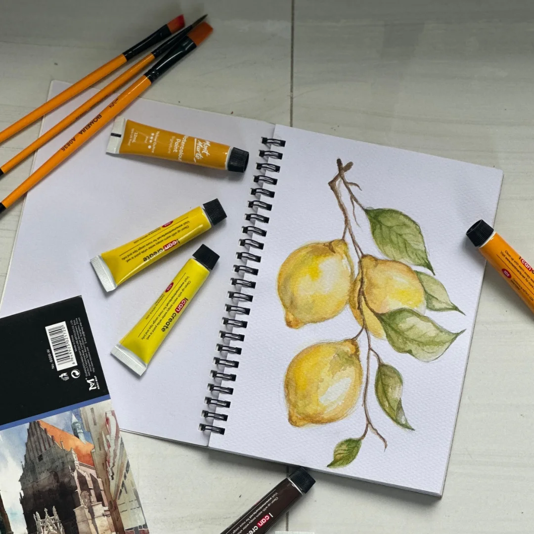 Lemon painting second